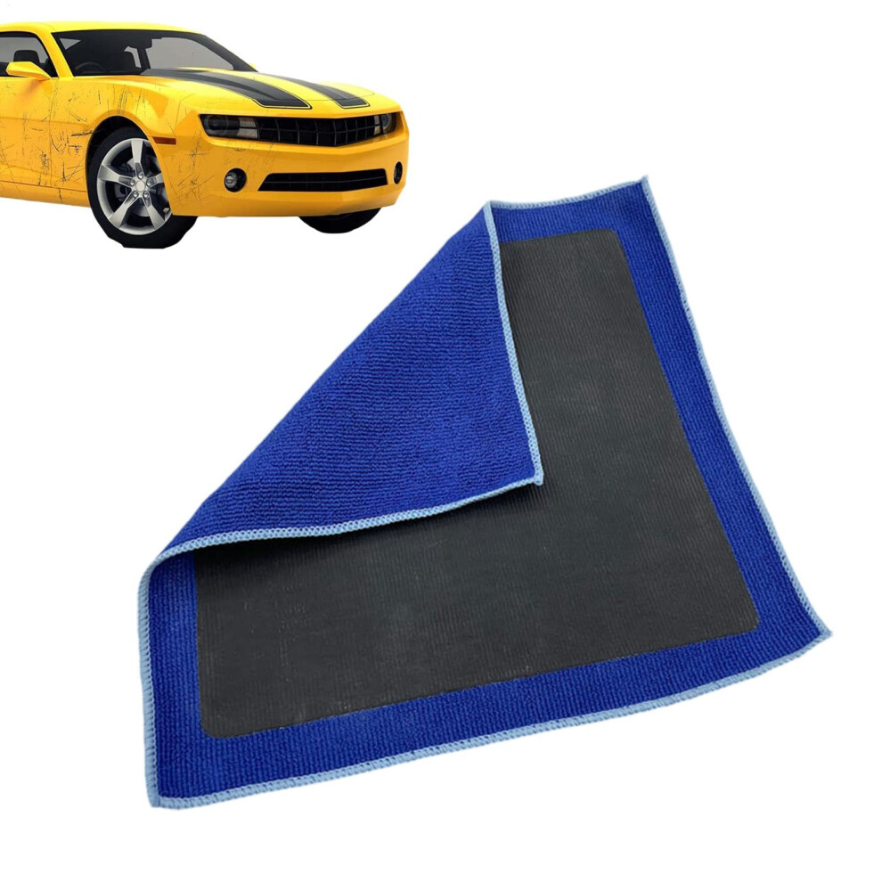 Microfiber Car Cleaning Cloth For Detailing, Soft Paintsafe Wash Towels, Durable And Reusable Blue 9187378650585