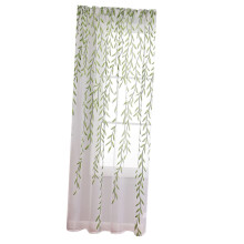 Blush Voile Curtain Panel Boho Style For Girls Bedroom Decor Modern Window Sheer Privacy Drape