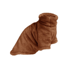Pullover für haarlose Katzen, Sphynx-Mantel, warme-braun XS