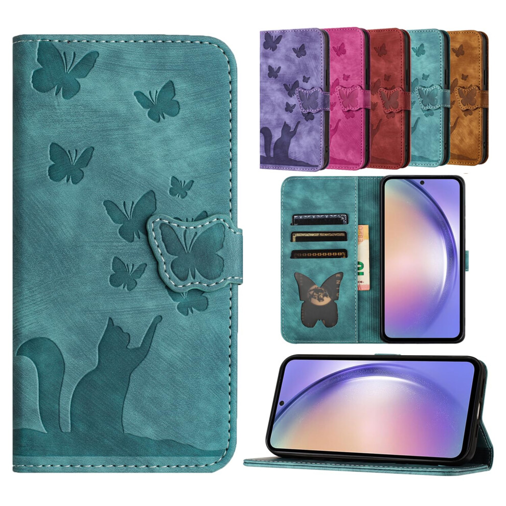 Pu Leather Flip Wallet Card Slot Magnetic Protective For Galaxy A21s Blue 9199774307581