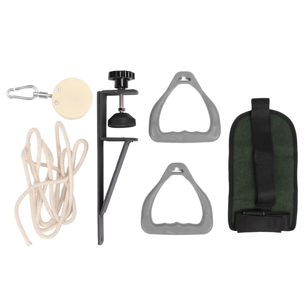 Physical Therapy Shoulder Pulley Equipment Increases Mobility, Complete Door Mounted System With Metal Bracket And Essential Accessories FOR STRENGTH