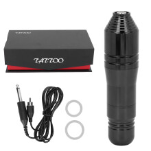 Tattoo Kit, Comfortable Grip With Low Noise For Extended Use, Strong Motor And Adjustable Needle Length, Ethylene Oxide Sterilized Cartridge Needles