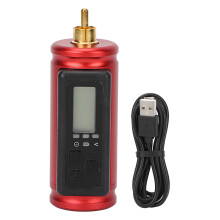 Innovative Wireless Tattoo Pen, Rechargeable Battery Digital Lcd Display, Timing Function Adds Precision To Your Craft For Halloween Parties