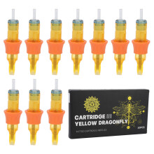 Versatile Tattoo Cartridges, Individually Packed for Hygienic Use, High-Quality Needles for Professional and Artistic Tattoo Applications