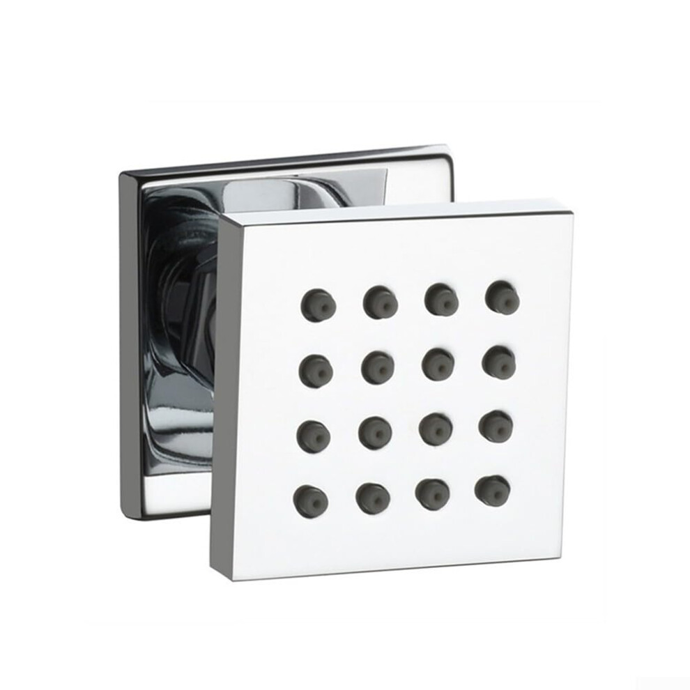 Shower Body Spray Jets Brass Massage, Chrome Plated Wall Mounted Showerhead, 4 Directional Nozzles, G1/2 Npt1/2 9199774307734
