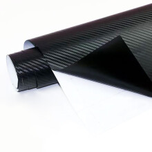 Automotive Decoration Black Carbon Fiber Vinyl Sticker Car Wrap Adhesive Decal Air Release Technology 30cm 2m Length