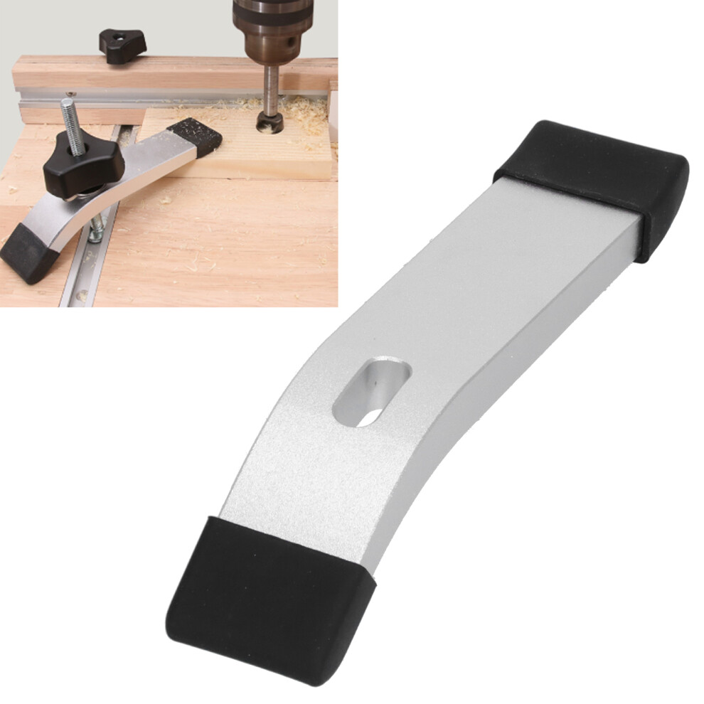 Hold Down Clamp Set M8 Aluminum Alloy For Woodworking, White 4901377732616