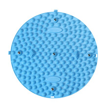 Acupressure Foot Massage Mat Under Desk Mat For Stress Relief Arch And Heel Pain Home And Gym Use Blue 27.0x27.0x2.0 Cm