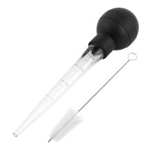Turkey Baster Syringe Meat Injector Kitchen Basting Syringe With Cleaning Brush For Basting Meat Hot Liquids