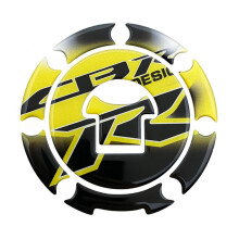 Fuel Tank Cap Cover Sticker, 3D Gel, Compatible With CB650R CBR650R CB500R CBR1000RR 400R, A4 Sheet