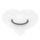 Heart Shaped Clear Plastic Jewelry Organizer Box, Storage Container 4