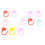 Set di 100 uncinetti in alluminio/ferro, rosa, 15 cm 12