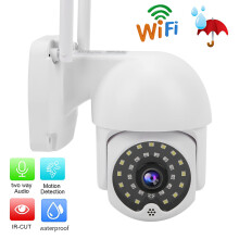 Wireless Surveillance Camera WIFI PTZ 2‑Way Audio Motion Alarm 100‑240V UK