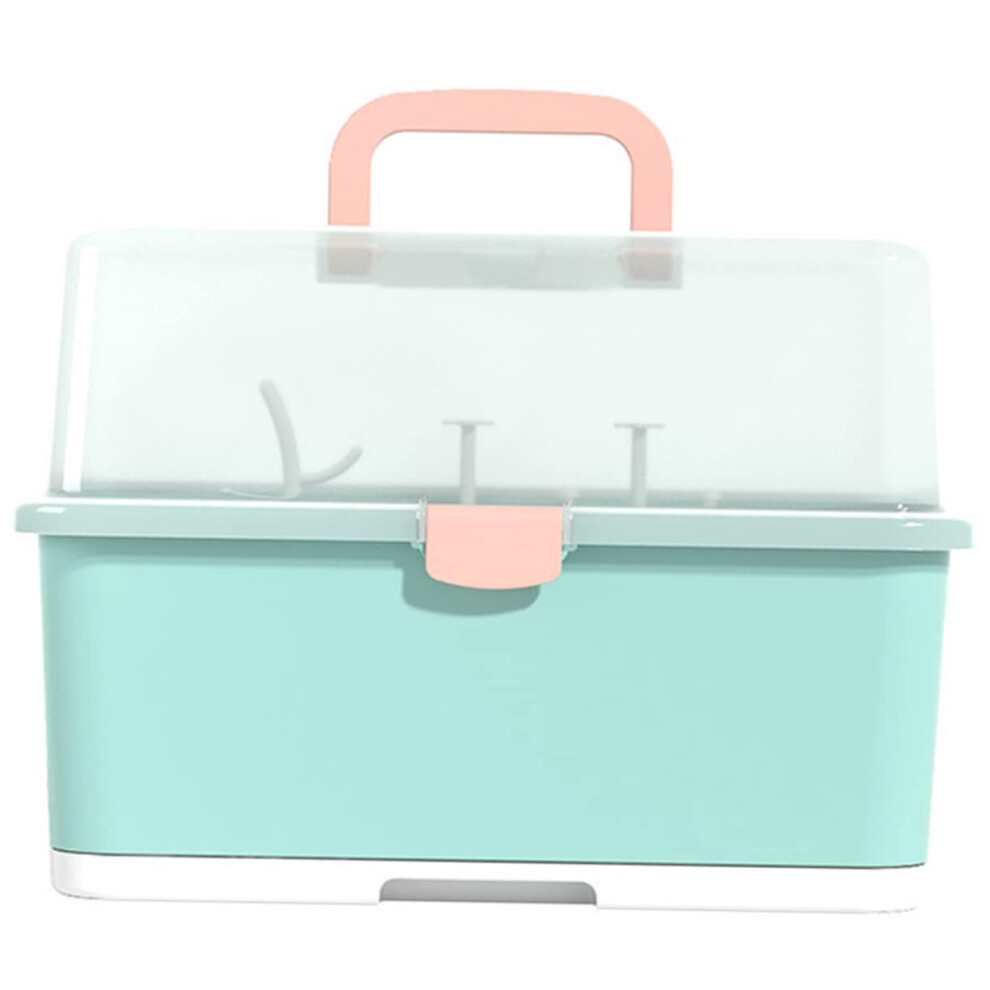 Portable Bottle Dryer Rack With Cover, FoodGrade Storage Box, Dustproof Organizer For Bottles And Dinnerware