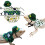 Ensemble chapeau et cape Dragon barbu de la Saint Patrick,-2 3