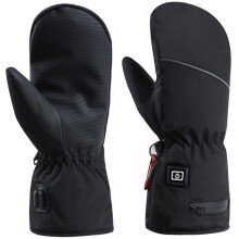 Rechargeable Heated Gloves Women Touchscreen Compatible Anti Slip Fleece Lined Mittens For Cycling Skiing Cold Weather