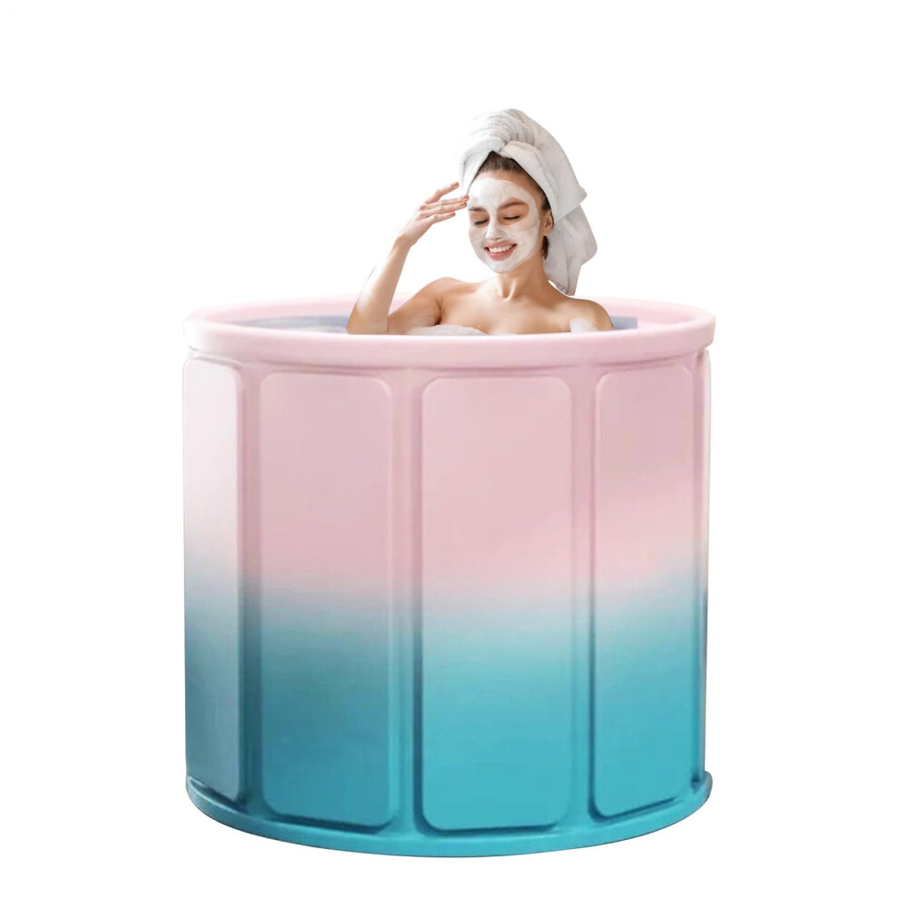 Foldable Bathtub for Kids Portable Soaking Tub Waterproof Toddler Shower Tub For Camping Home Hotel FullBody Bath