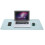 Set de table recto-verso 80x40 cm azur argenté 14