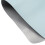 Set de table recto-verso 80x40 cm azur argenté 4