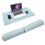 Set de table recto-verso 80x40 cm azur argenté 10