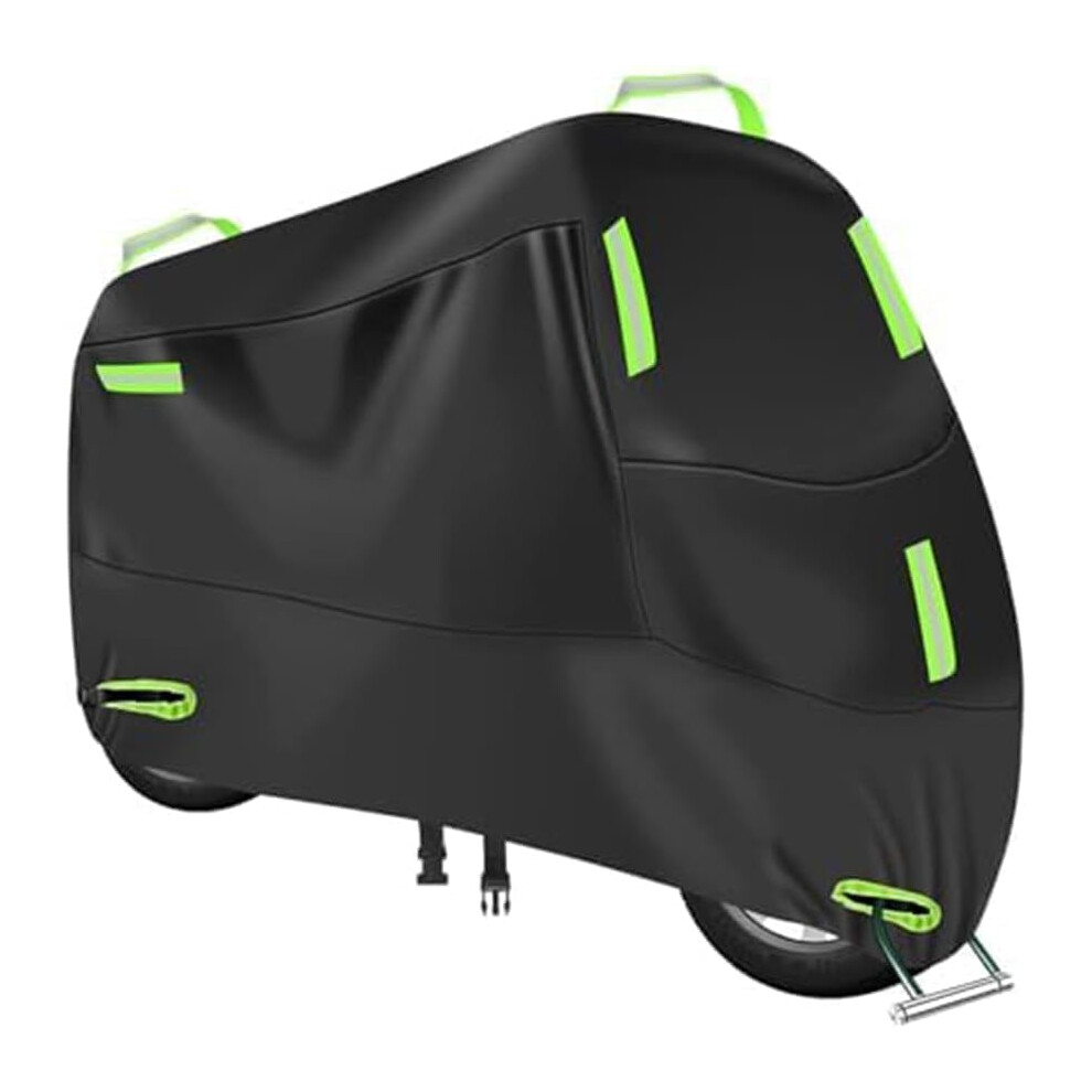 Motorcycle Cover For Suzuki Gsx S750 Gsxs 750, Waterproof Outdoor Dustproof Rain Uv Protection, Large Green 9187378652275