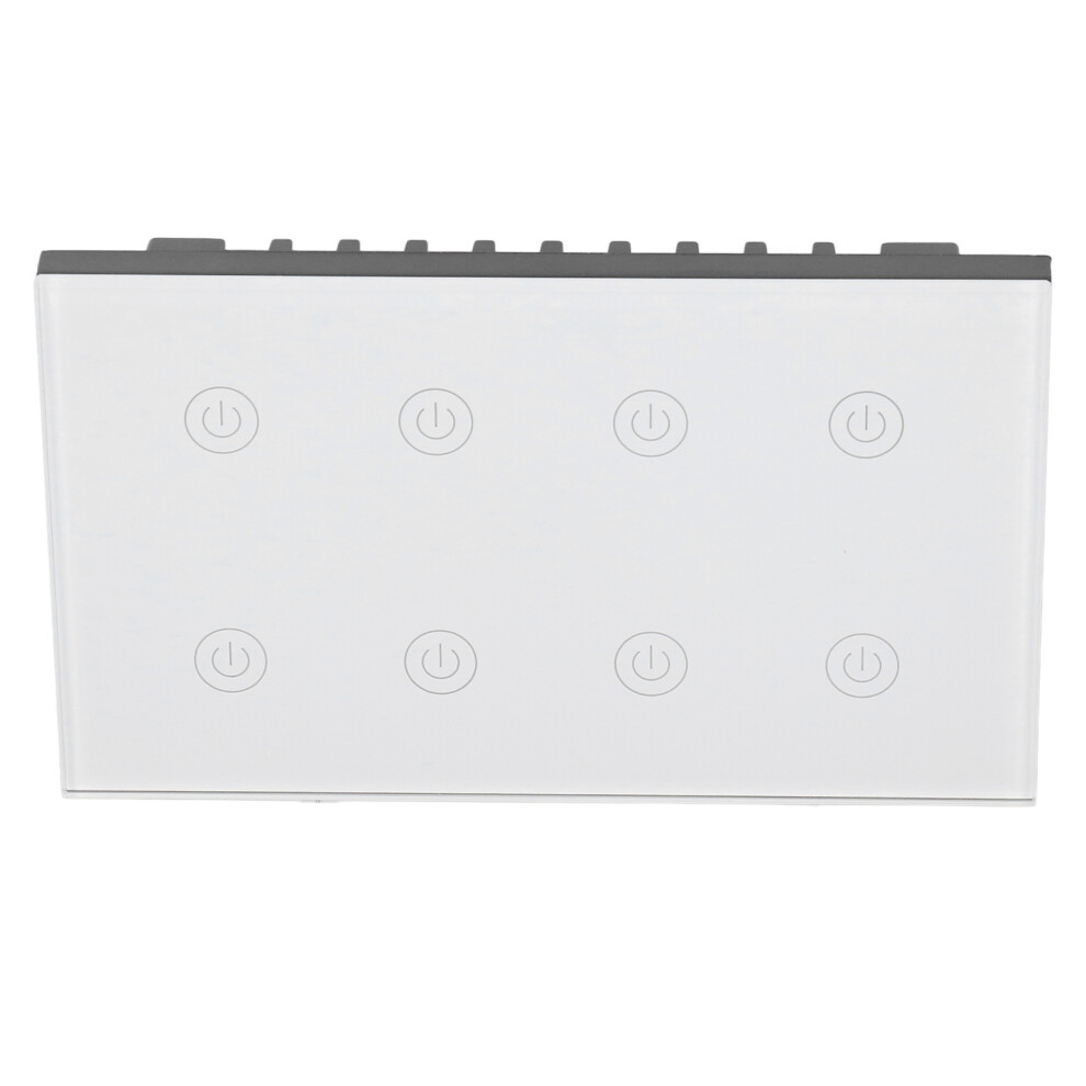 8 Gang Wireless Touch Light Switch Panel Smart Wifi Wall Switch Ac100-240V 9351377736735