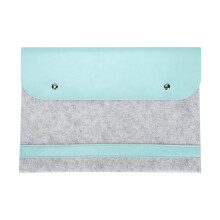 Husă pentru iPad, materiale sustenabile, din lână fetru, piele tăbăcită vegetal, protecție elegantă, închidere magnetică, lucrată manual,