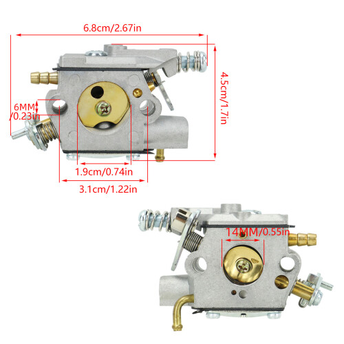 Vergaser-Kit, kompatibel mit den Trimmermodellen 325HE3, 325HE4, 2
