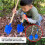 Hölzerne Kinder-Gartenrechen und Schaufel, abnehmbares-C 3