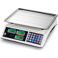 Electronic Weighing 30kg/1g Capacity Stainless Steel Commercial Food Scale LCD Display Zero Function For Retail Outlet