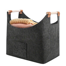 Firewood Basket Log Baskets for Fireplaces Storage Basket for Firewood Multifunctional Sturdy Carry Bag 55 x 40 x 32 Cm