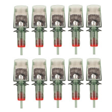 Cartuchos de agulhas descartáveis premium para tatuagem, curvas, ultrafinas, para sombreamento e coloração rápida, com tensão perfeita e menor