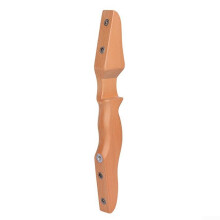 15 Wooden Bow Riser Wood Color Training and Target Practice Compatible With Recurve and Compound Bows
