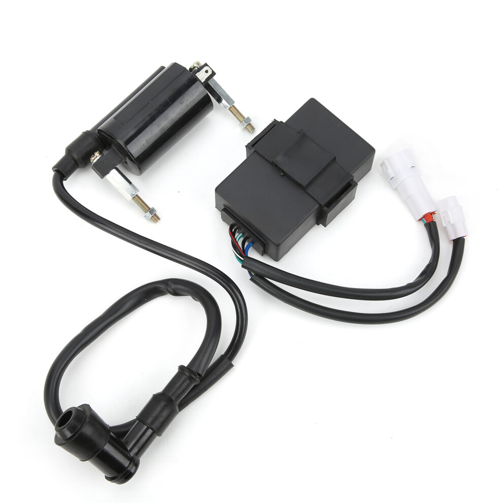 Ignition Coil Spark Plug Set For Kawasaki Bayou 300 1988-2004 4011377740228