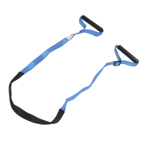 Exercise Guide Included With Durable Nylon Stretch Strap, Portable Workout For Yoga Pilates And Physical Therapy, Versatile Multi-Loop With 2