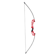 Recurve Bow 30/40 Lbs Straight Draw, 53 Inch Metal Riser, For Adults And Youth Archery, Hunting Practice Bow, Red 30lb