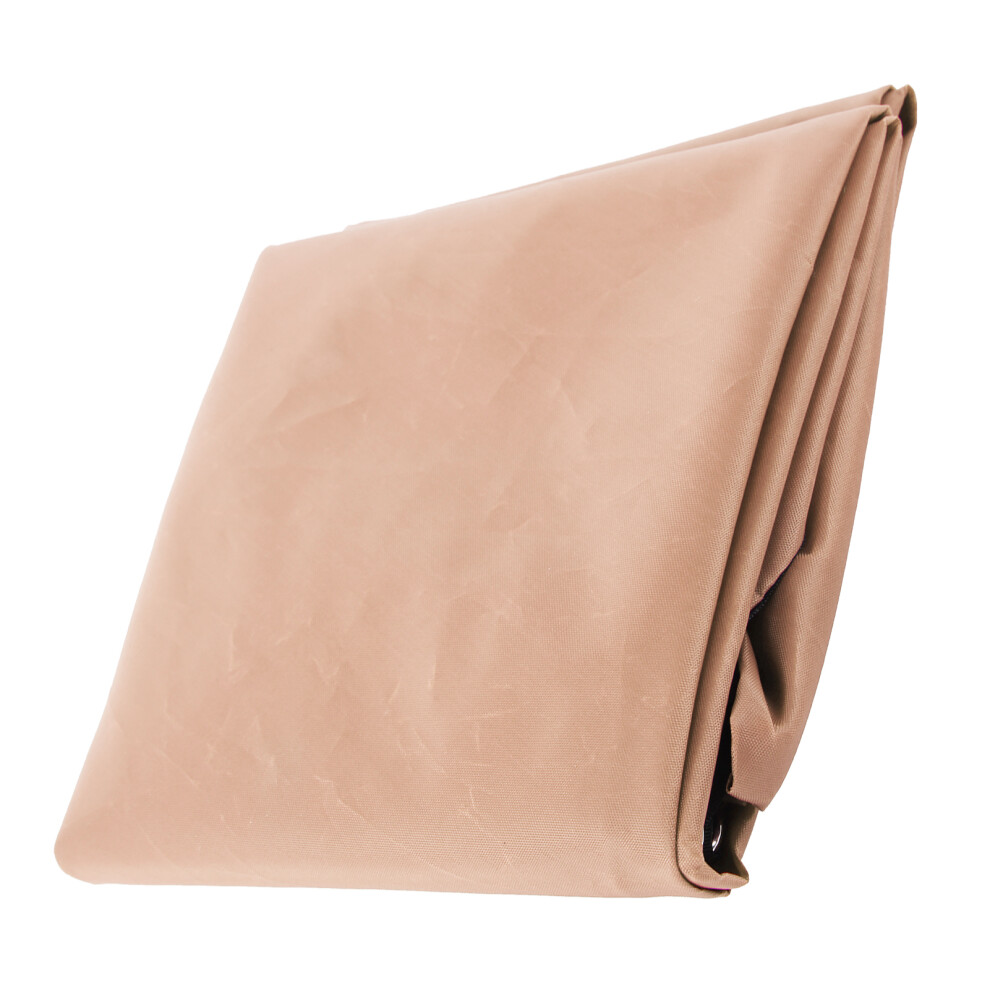 Khaki 3.6M Triangle UV-Proof Sun Shade Sail for Patios & Carports