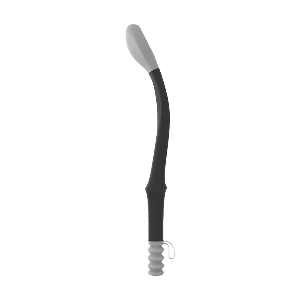 Grey Toilet Wiping Aid With Long Reach Handle And Ergonomic Grip For Elderly And Disabled,