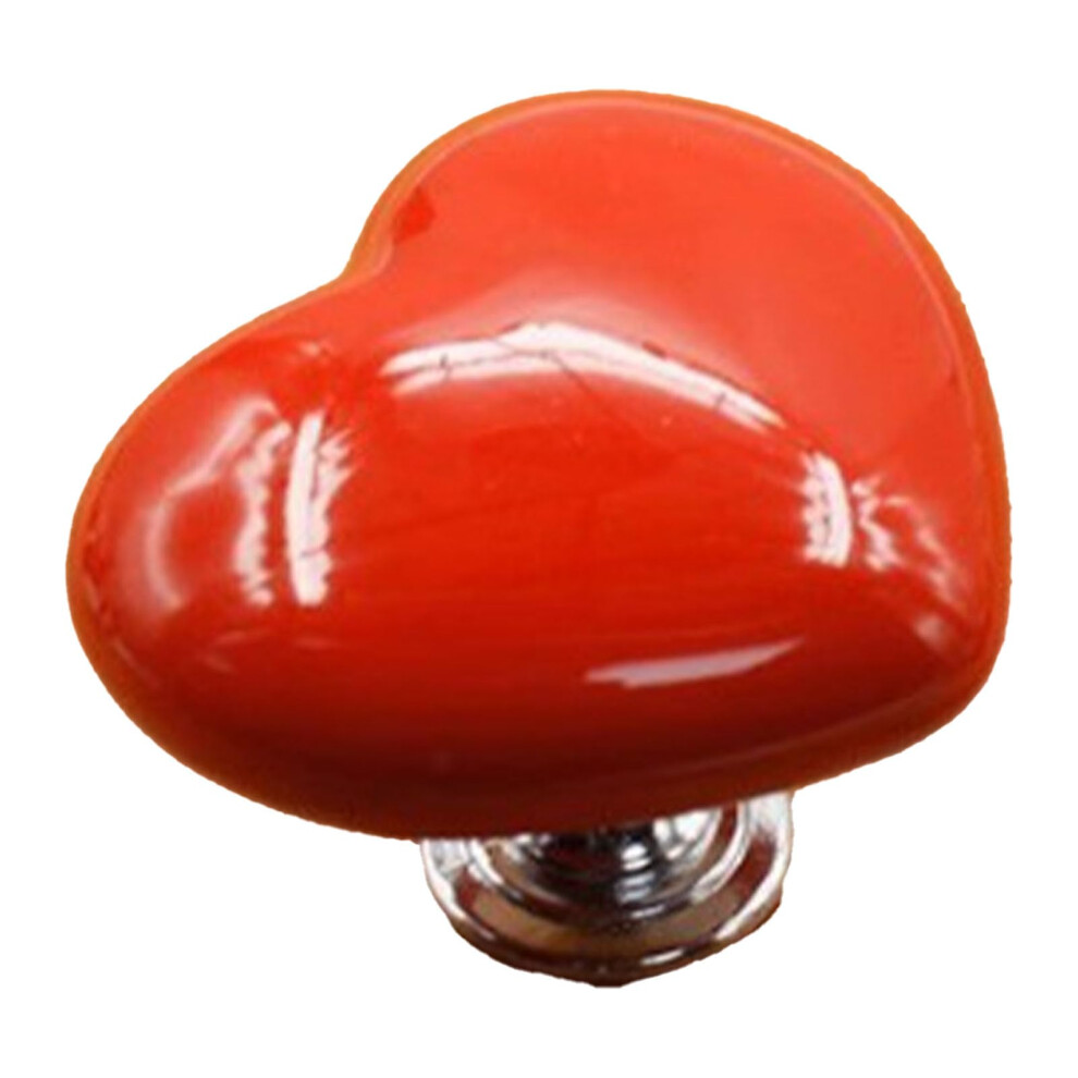 Toilet Button Pusher Heartshaped Press Helper For Women With Long Nails Red Tank Flusher Push Topper 9094768591192