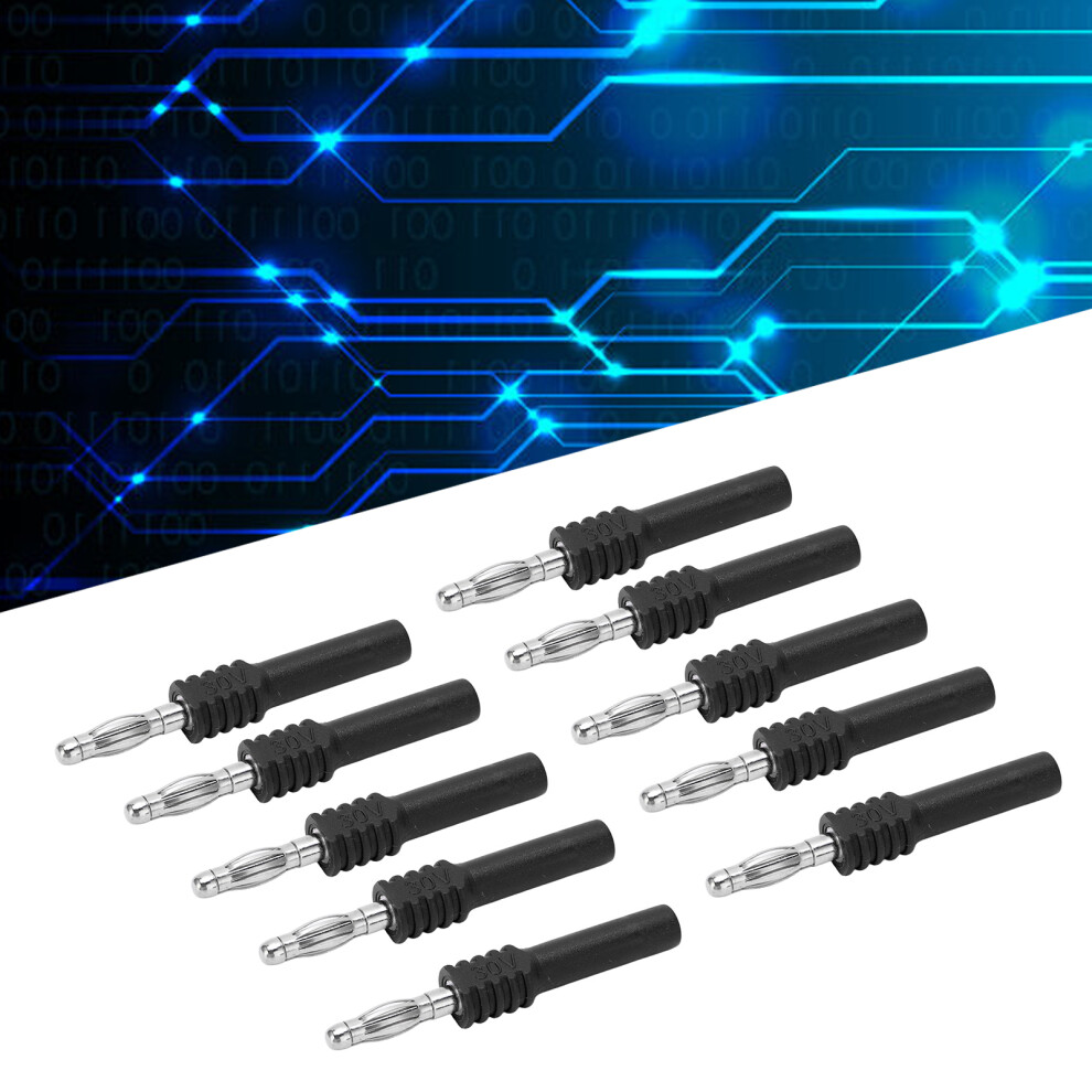 10 STÜCKE J.20025 Bananenstecker 4 mm Stecker auf