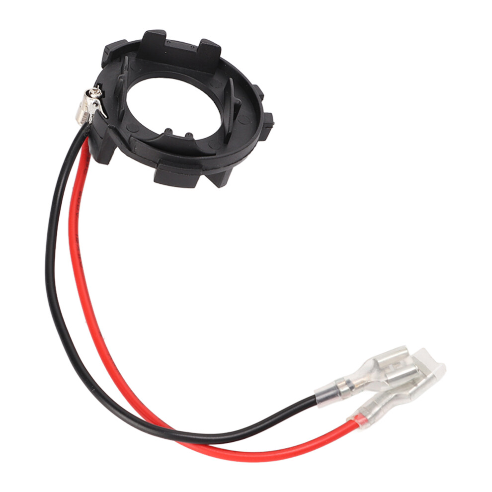 2Pcs Tkâ114 Led Headlight Base With Wire, Abs, 9-36V, 100W 7621382336407