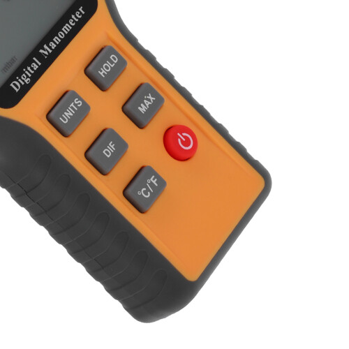 Digital Handheld WindPressure Manometer 2.999Psi, Auto Shutoff 2