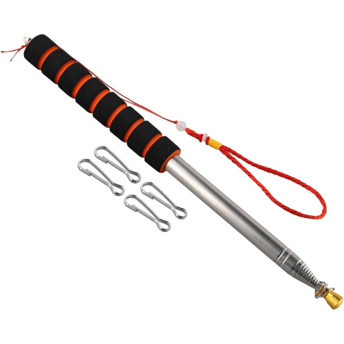 Adaptable Handheld Flag Pole Extends Up To Three Meters With Four Strong Clips 1