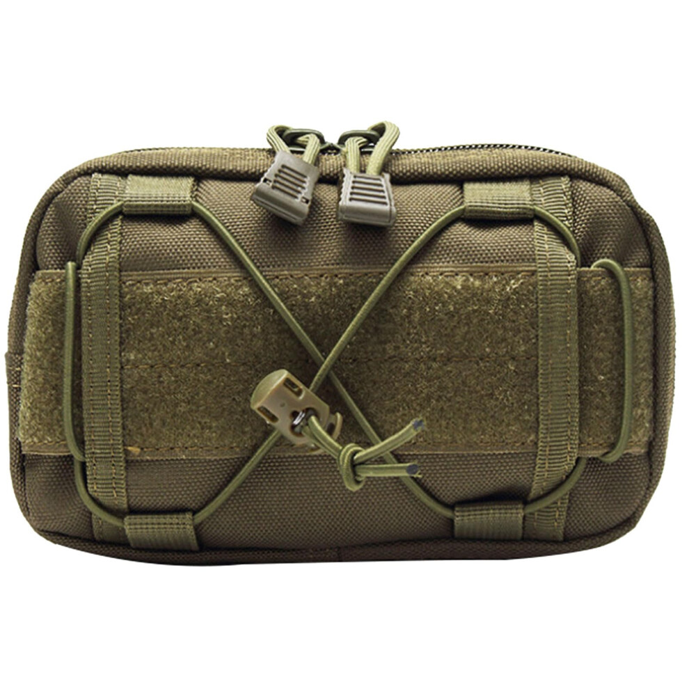 Tool Bag Molles Horizontal Administrator Belt Bag, Utility Pouch, Multifunctional Tactical Bag, Army Green 9189345377389