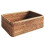 Hand Woven Rattan Storage Basket, Rectangular Wicker for Fruit, Tea, Picnic, Kitchen and Home 1