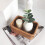 Hand Woven Rattan Storage Basket, Rectangular Wicker for Fruit, Tea, Picnic, Kitchen and Home 3