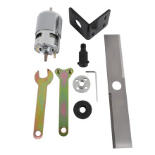 DIY Lawn Mower Set  12V 775 Motor Manganese Steel Blade Garden Moving Tools  Tool Grass Cutting Machine