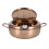Fritteuse aus Edelstahl mit Thermometer, 3,2 l, 5