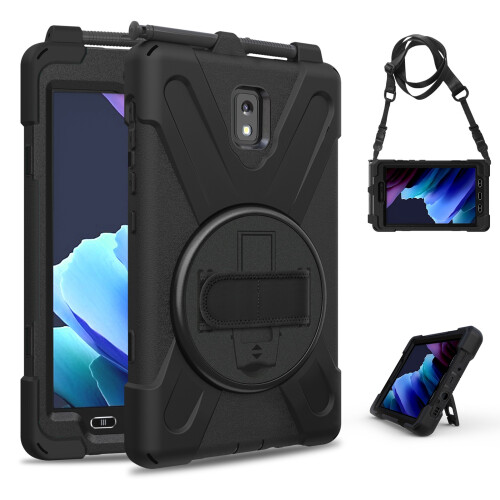 Stoßfester Schutzfall für Galaxy Active 3 2020 8'' mit Schulter- & Handgurt 2