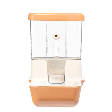 Rabbit Food Feeder Hanging Guinea Pigs Food Feeder Small-orange